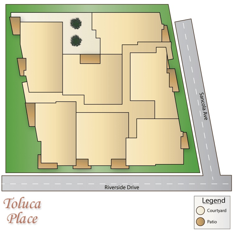 Toluca Place Apartments Site Plan