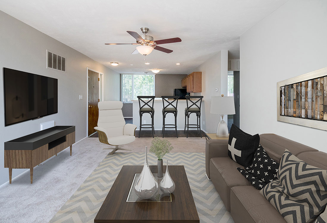 Living Room Interior in Trenridge Gardens