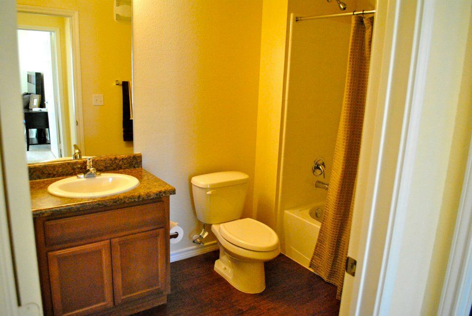 Bathroom Vanities at Tuscana Apartments in Enid, Oklahoma