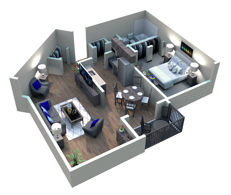 Floor plan layout for Lakeview