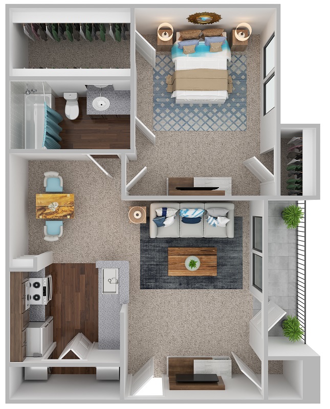 Floor plan layout for A3