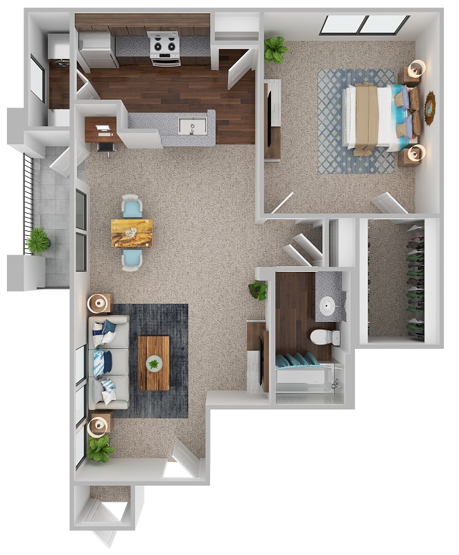 Floor plan layout for A5