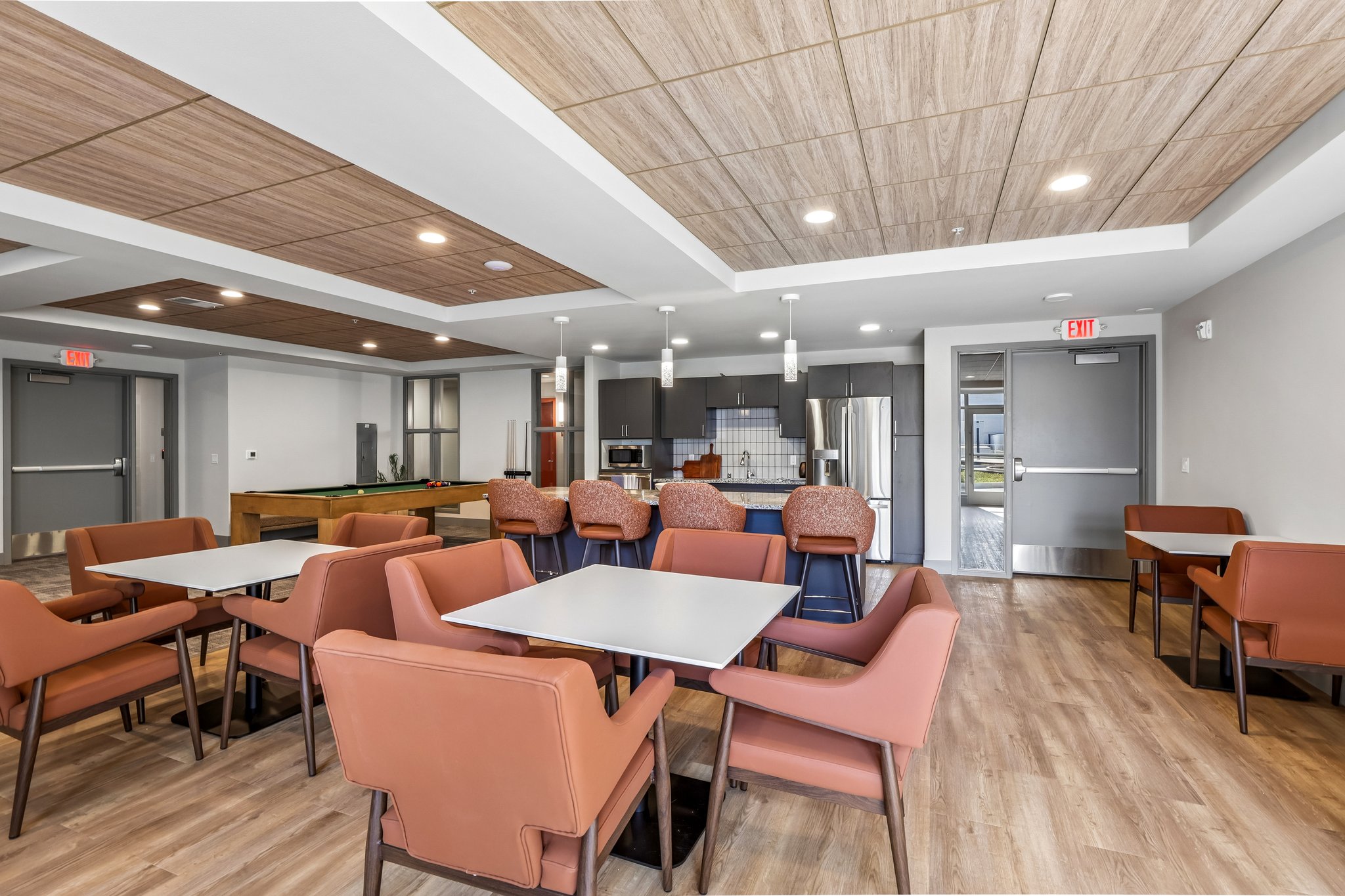 The Victoria at Huxley Yards Senior Community in Madison, WI Clubhouse Seating Area