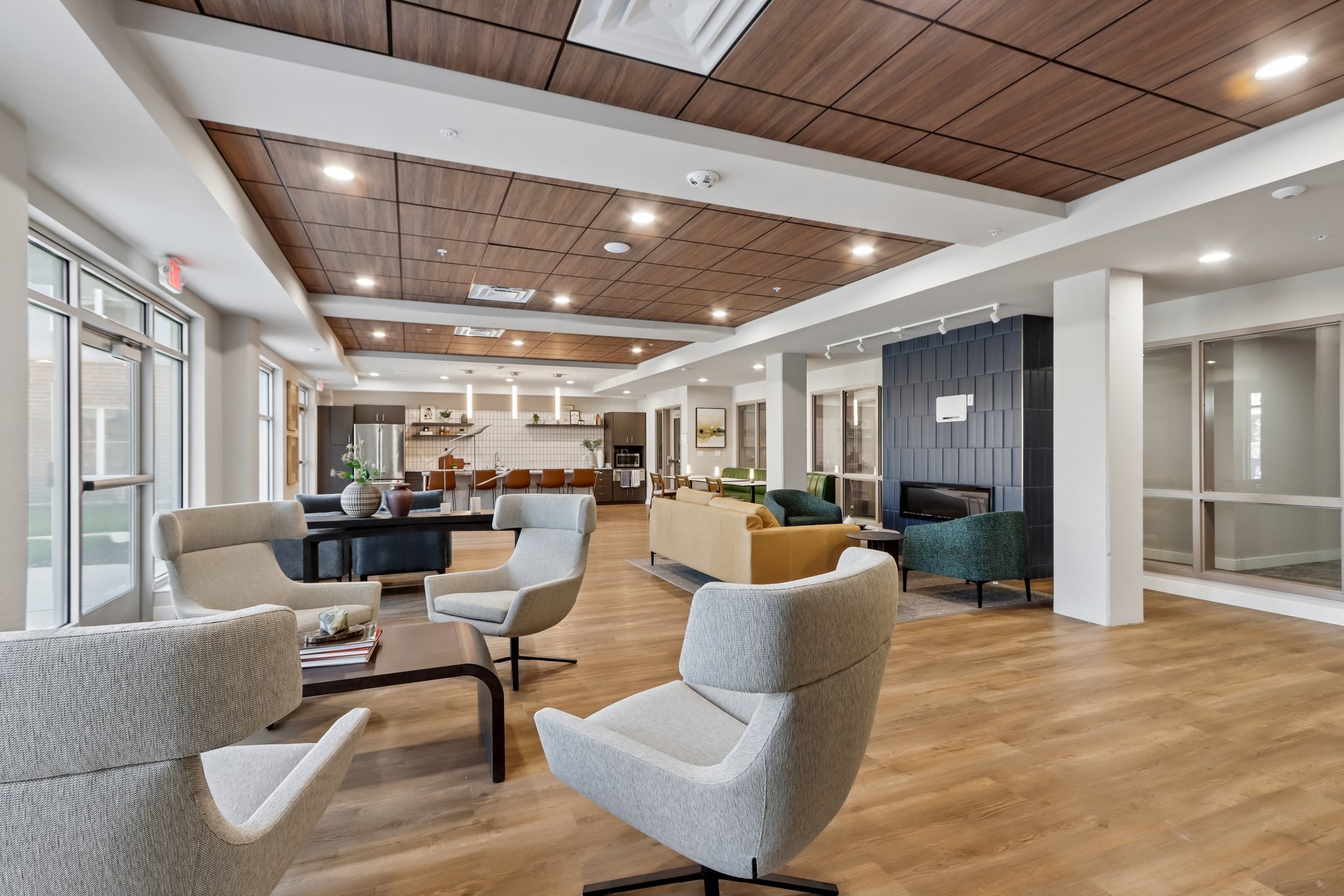 The View at Huxley Yards Apartments in Madison, WI Clubhouse Interior