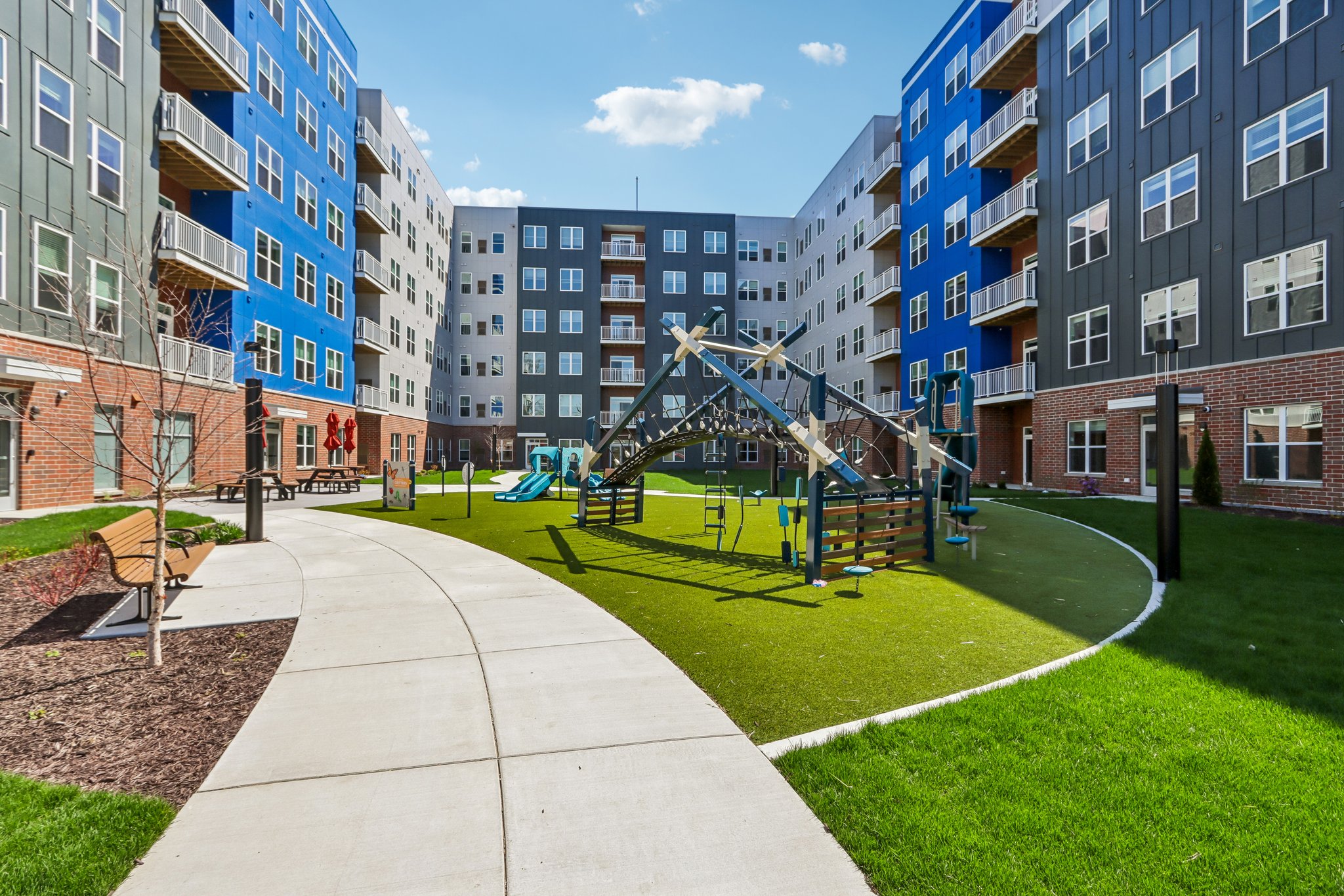The View at Huxley Yards Apartments in Madison, WI Playground View