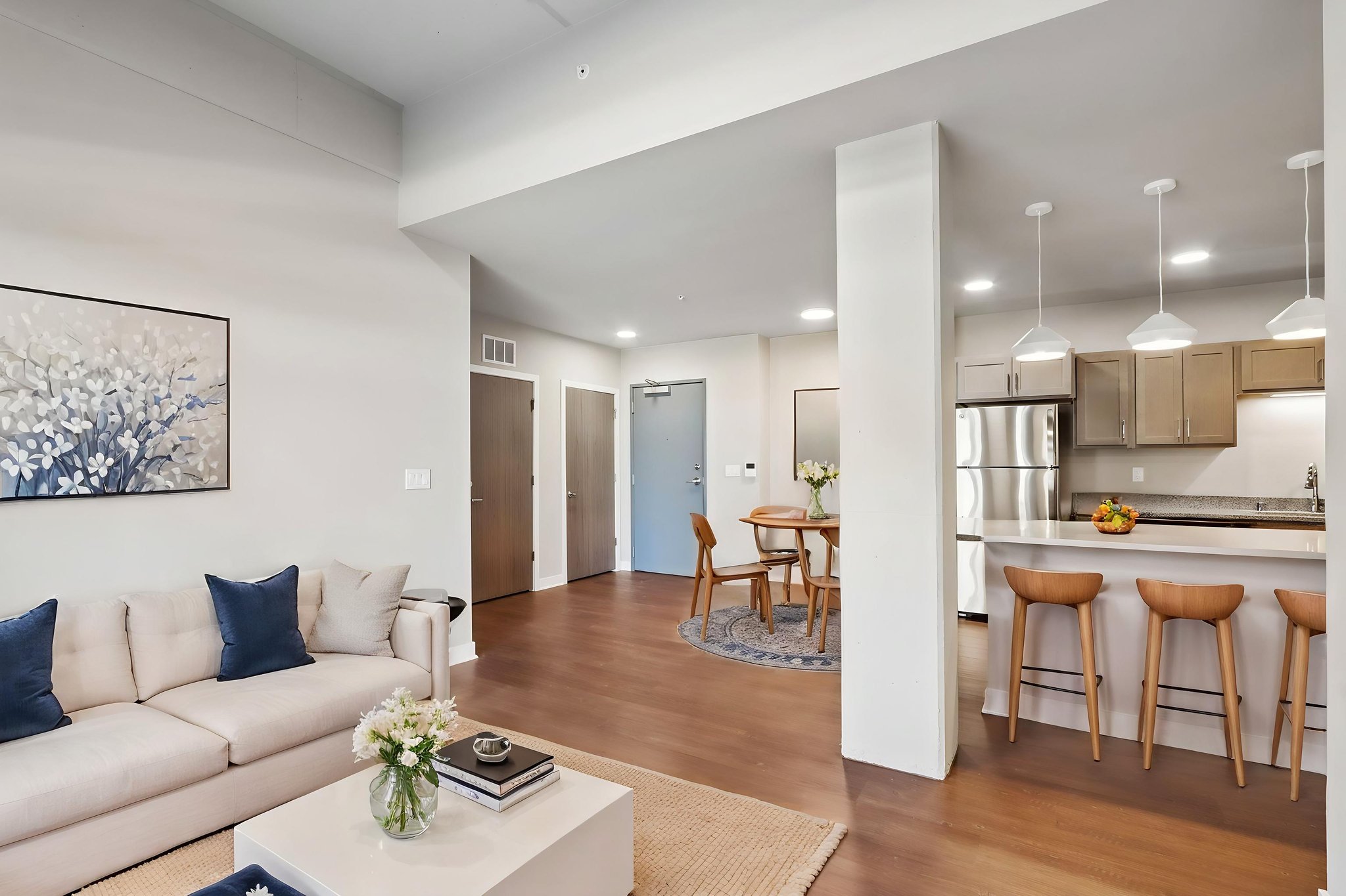 The View at Huxley Yards Apartments in Madison, WI Living Room