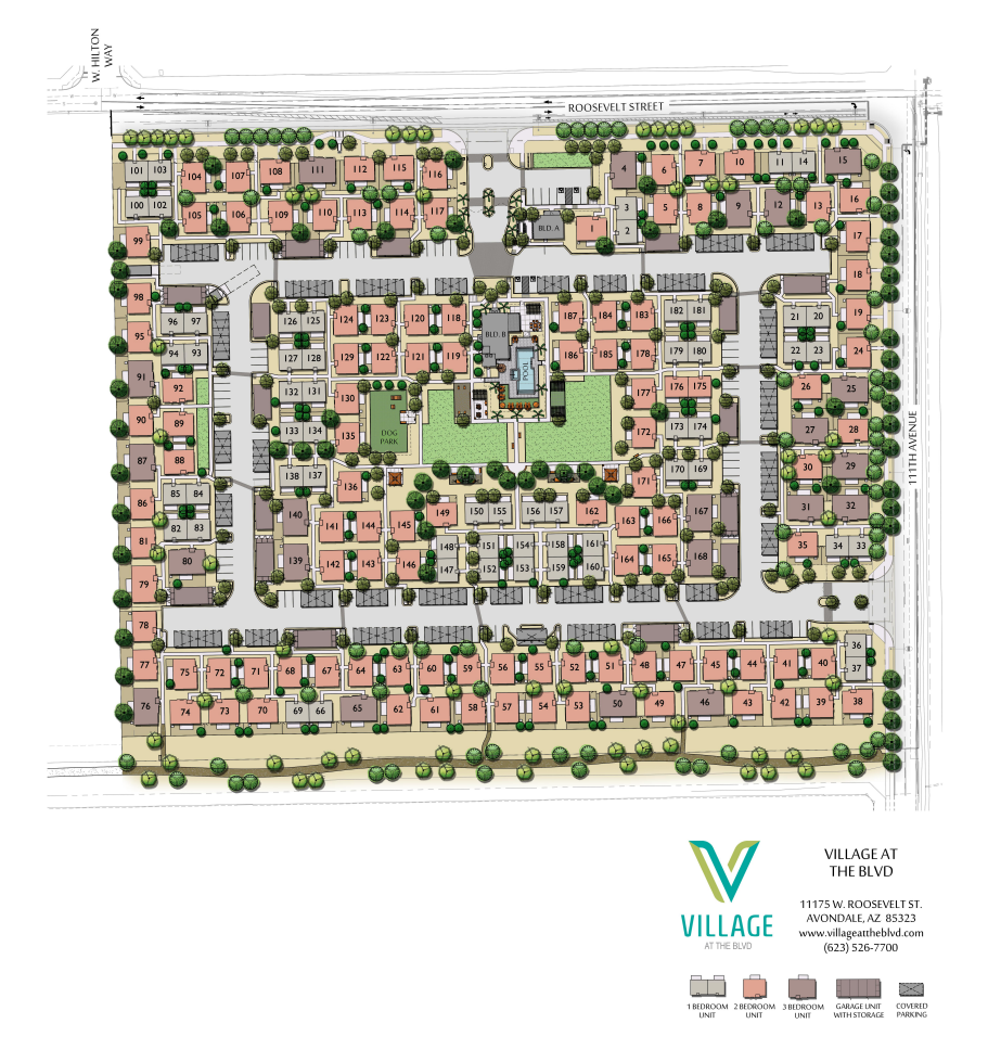Village at the BLVD Site Plan