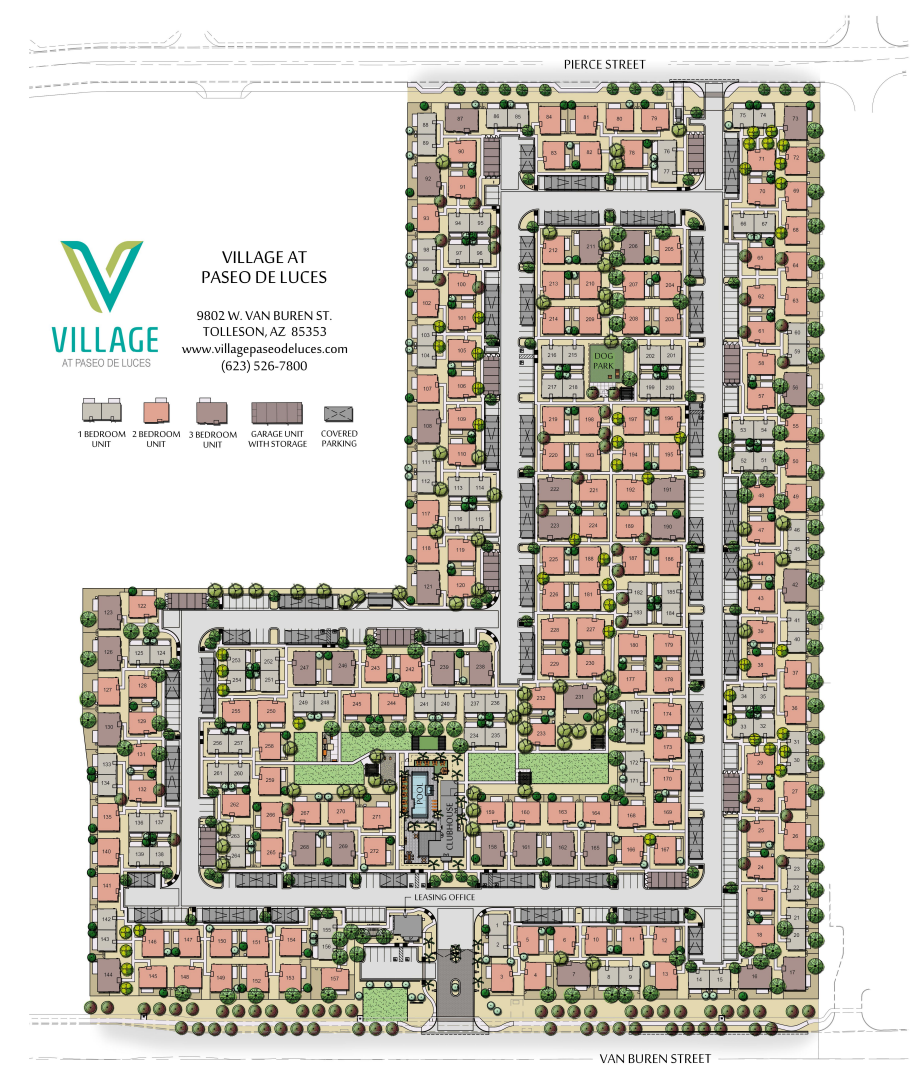 Village at Paseo de Luces Site Plan