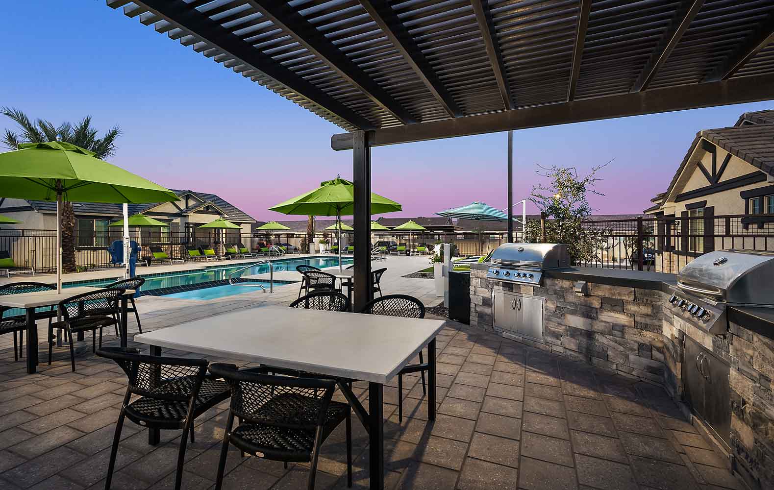 Outdoor Lounge at Village at Pioneer Park Apartments in Peoria, AZ