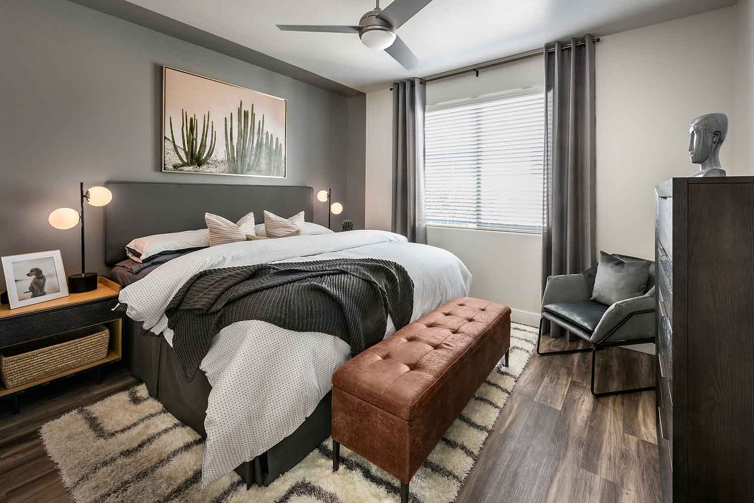 Spacious Bedrooms at Village at Pioneer Park Apartments in Peoria, AZ