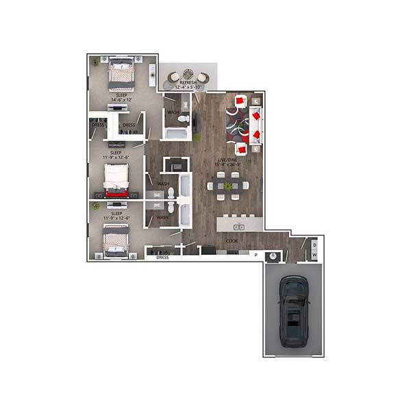 Floorplan - Alamo image