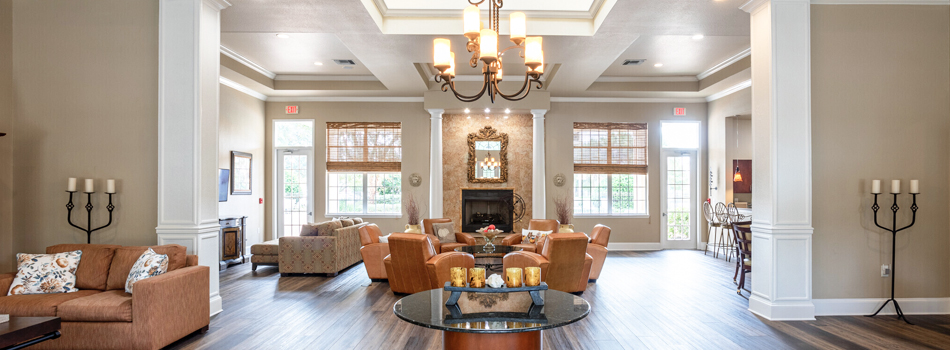 Spacious Resident Clubhouse at Village at Southern Oaks Apartments