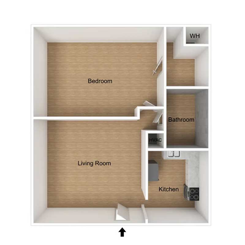 Floor plan layout for A3
