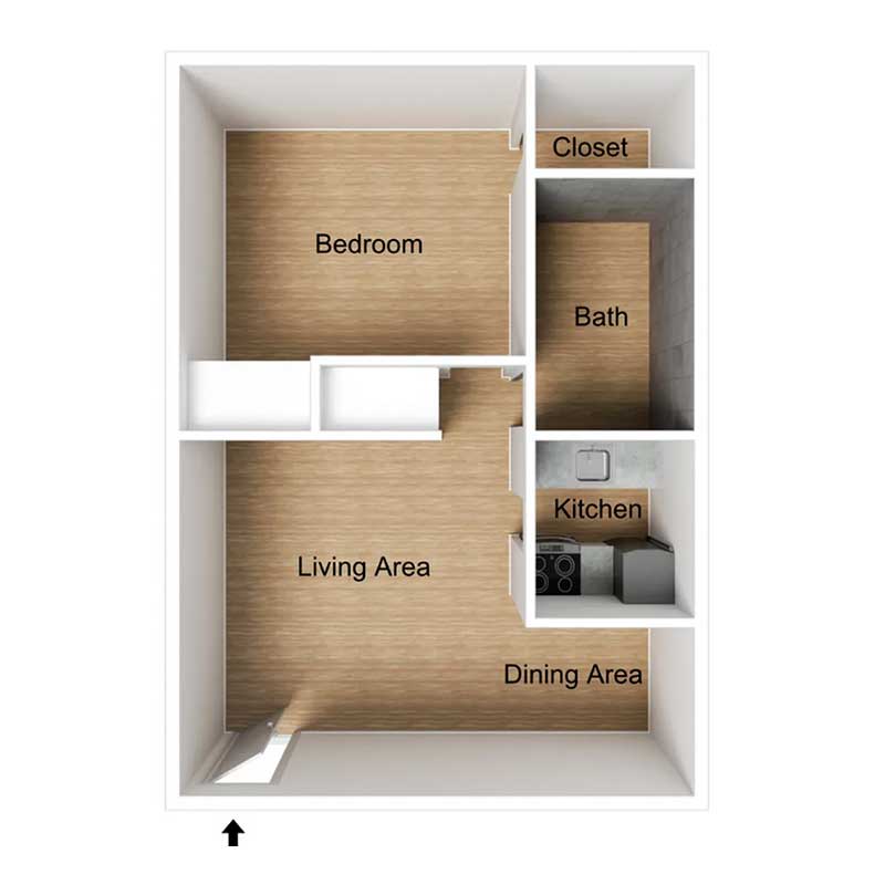 Floor plan layout for A5