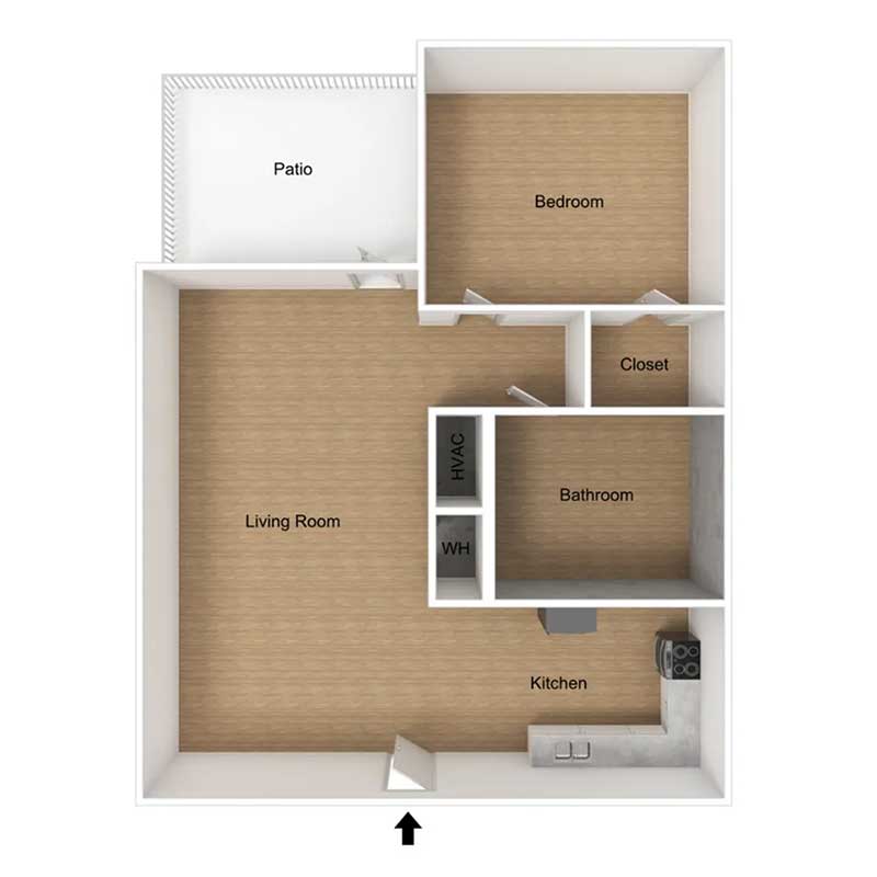 Floor plan layout for A8