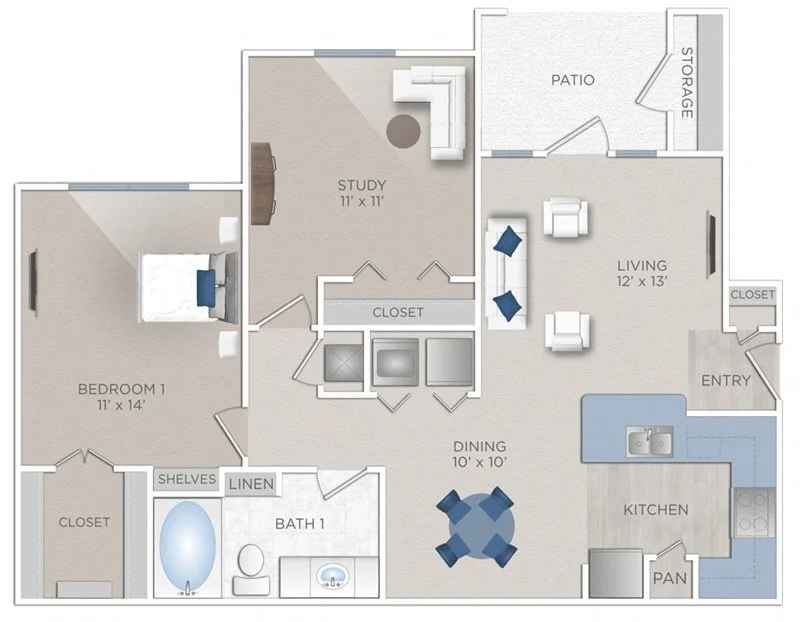 Floor plan layout for Fantasia