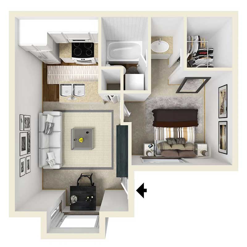 Informative Picture of 1 Bed