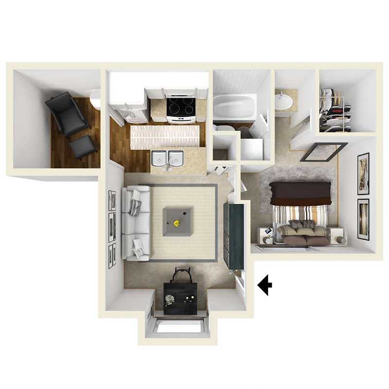 Informative Picture of 1 Bed