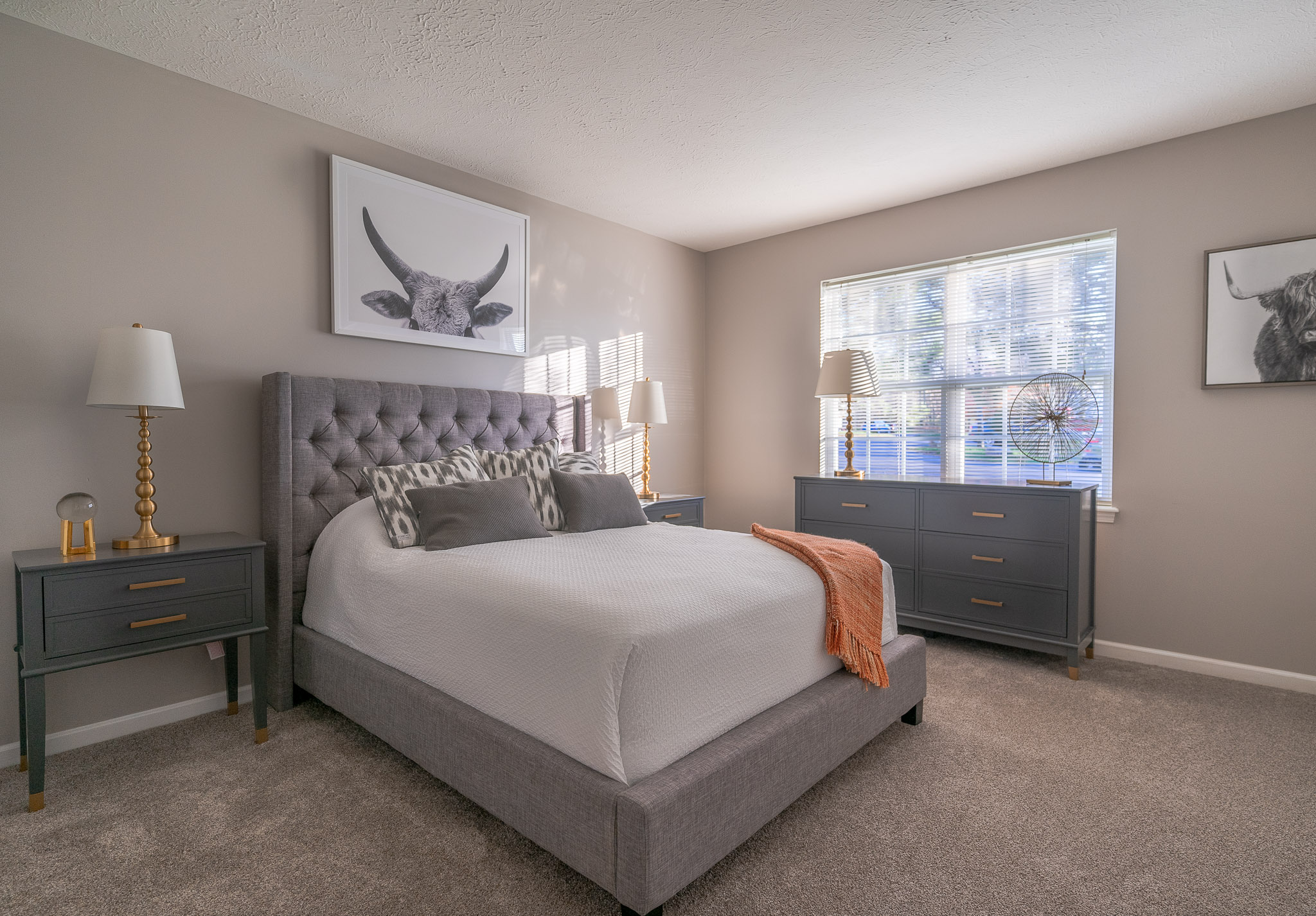 Large Master Bedroom at Waterview Townhouse Apartments