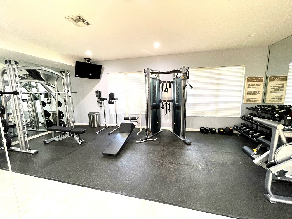 Renovated Fitness Center at Waterford Point Apartments