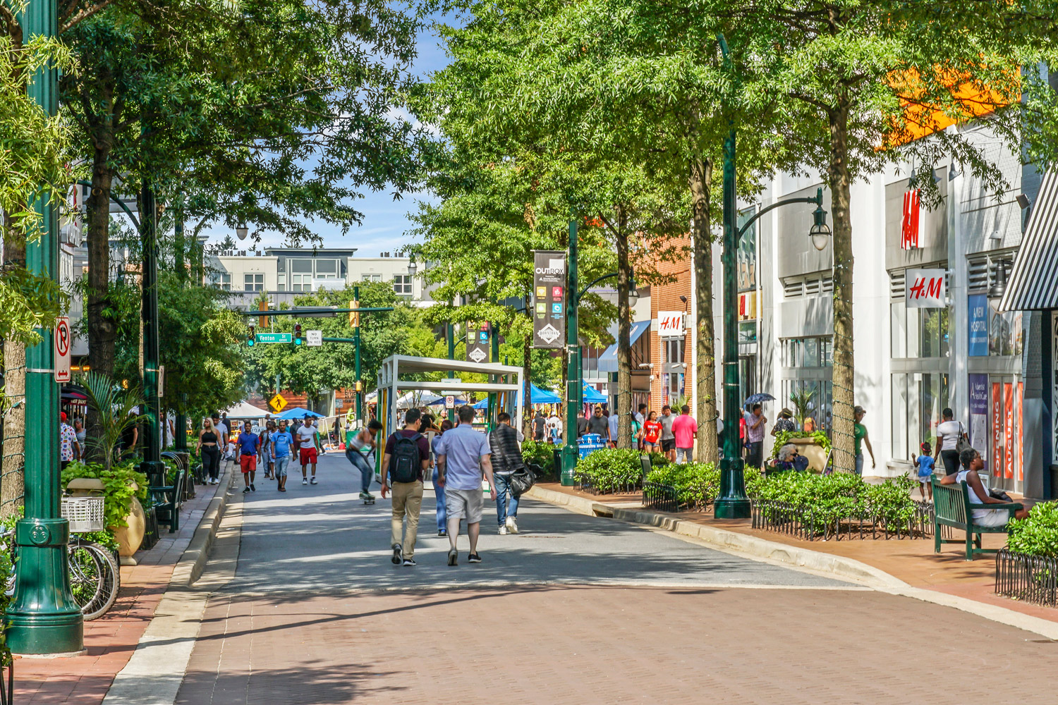 Shopping, dining, entertainment in Downtown Silver Spring, MD