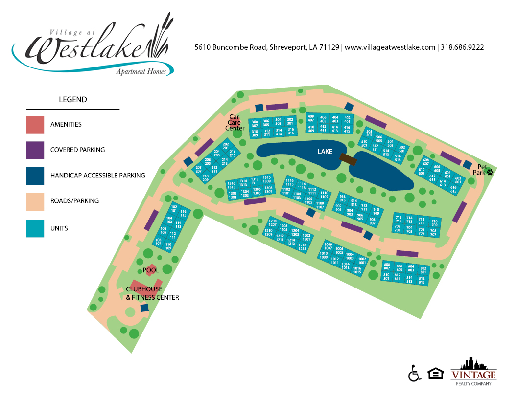 Village at Westlake Apartment Homes Site Plan
