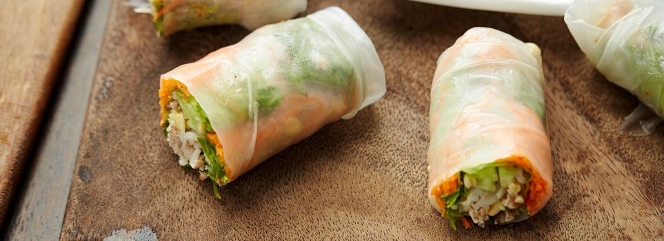 Try a Healthier Take on Fried Egg Rolls with This Shrimp Spring Roll Recipe, Instead!  Cover Photo