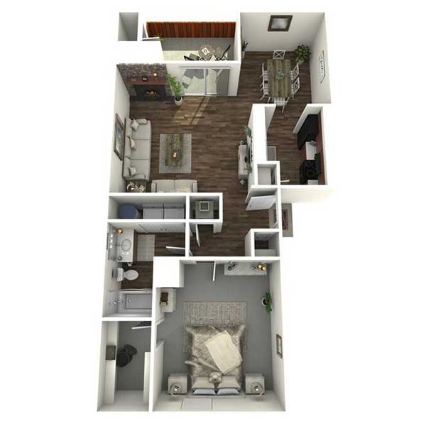 Floor plan layout for The Griffin