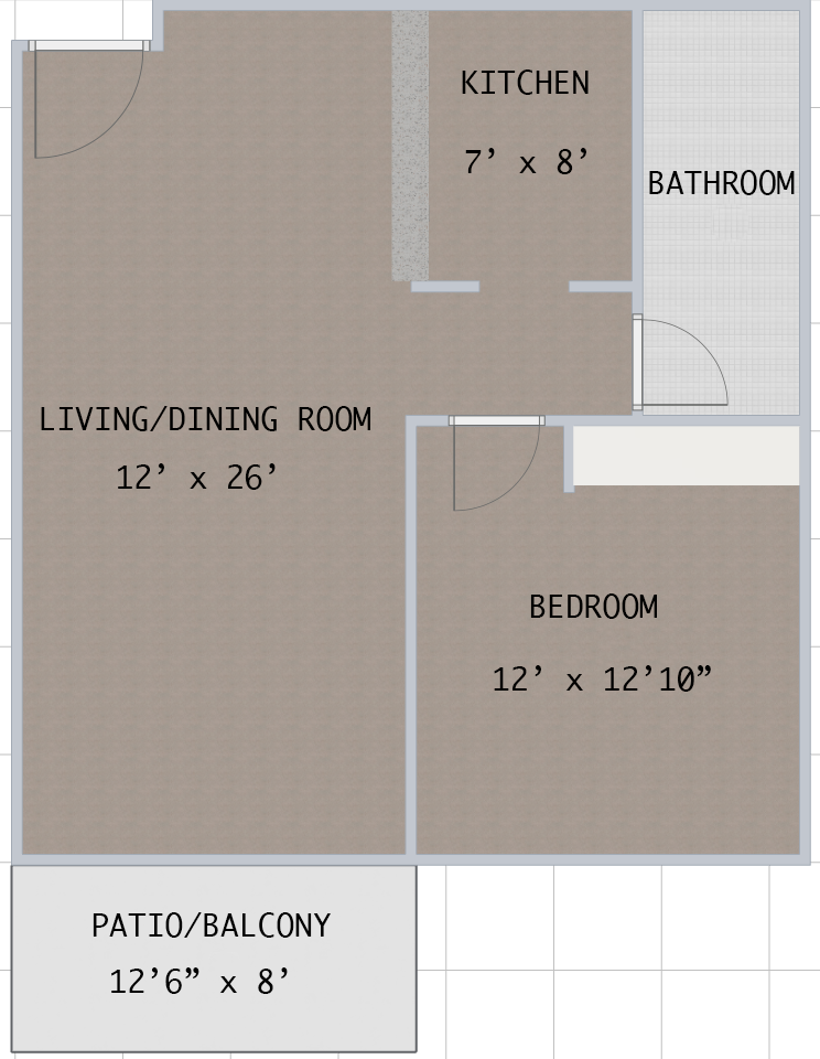 Floorplan - Westshore A1 image