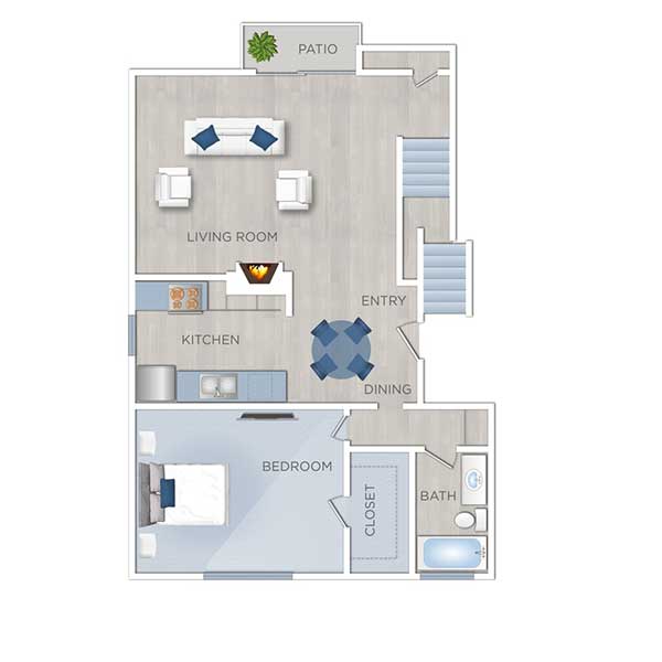 Floor plan layout for C1