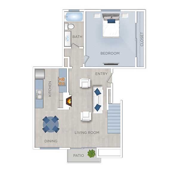 Floor plan layout for C2.1