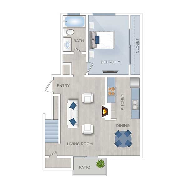 Floor plan layout for C3