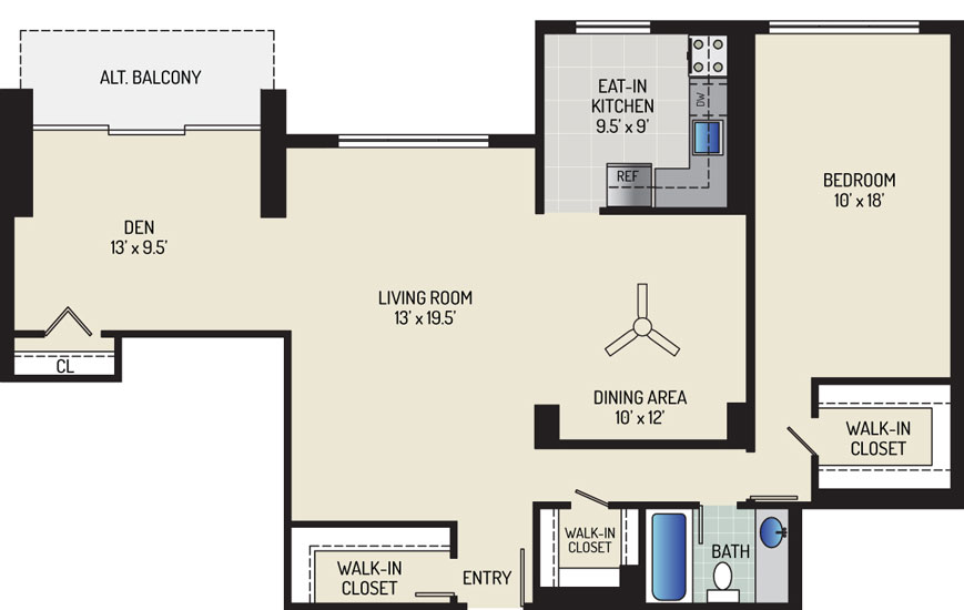 White Oak Towers Apartments - Apartment 571700-1816-E1