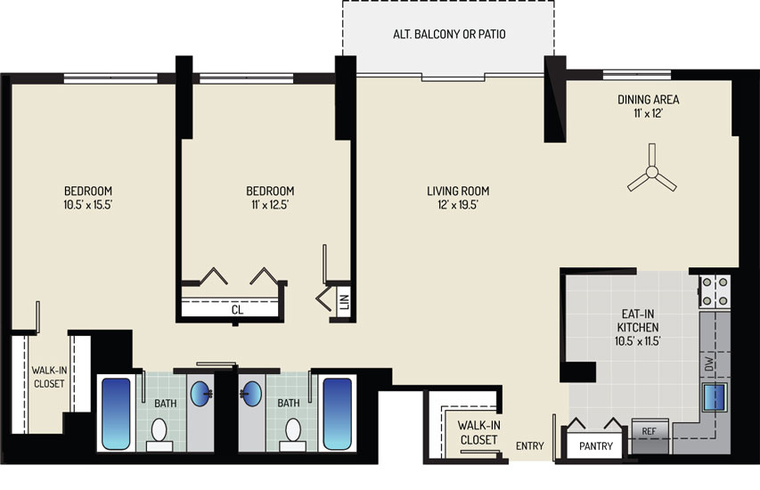 White Oak Towers Apartments - Apartment 571700-1706-I1