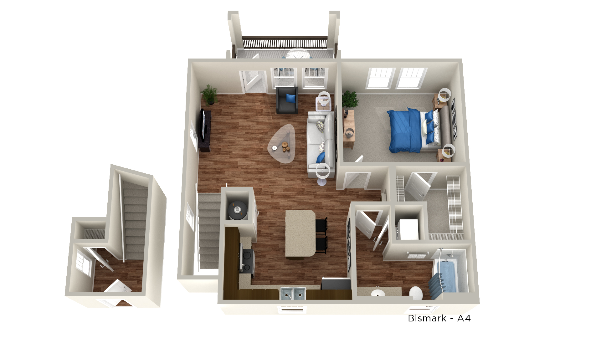 Whitepalm Luxury Apartment Homes - Floorplan - Bismark