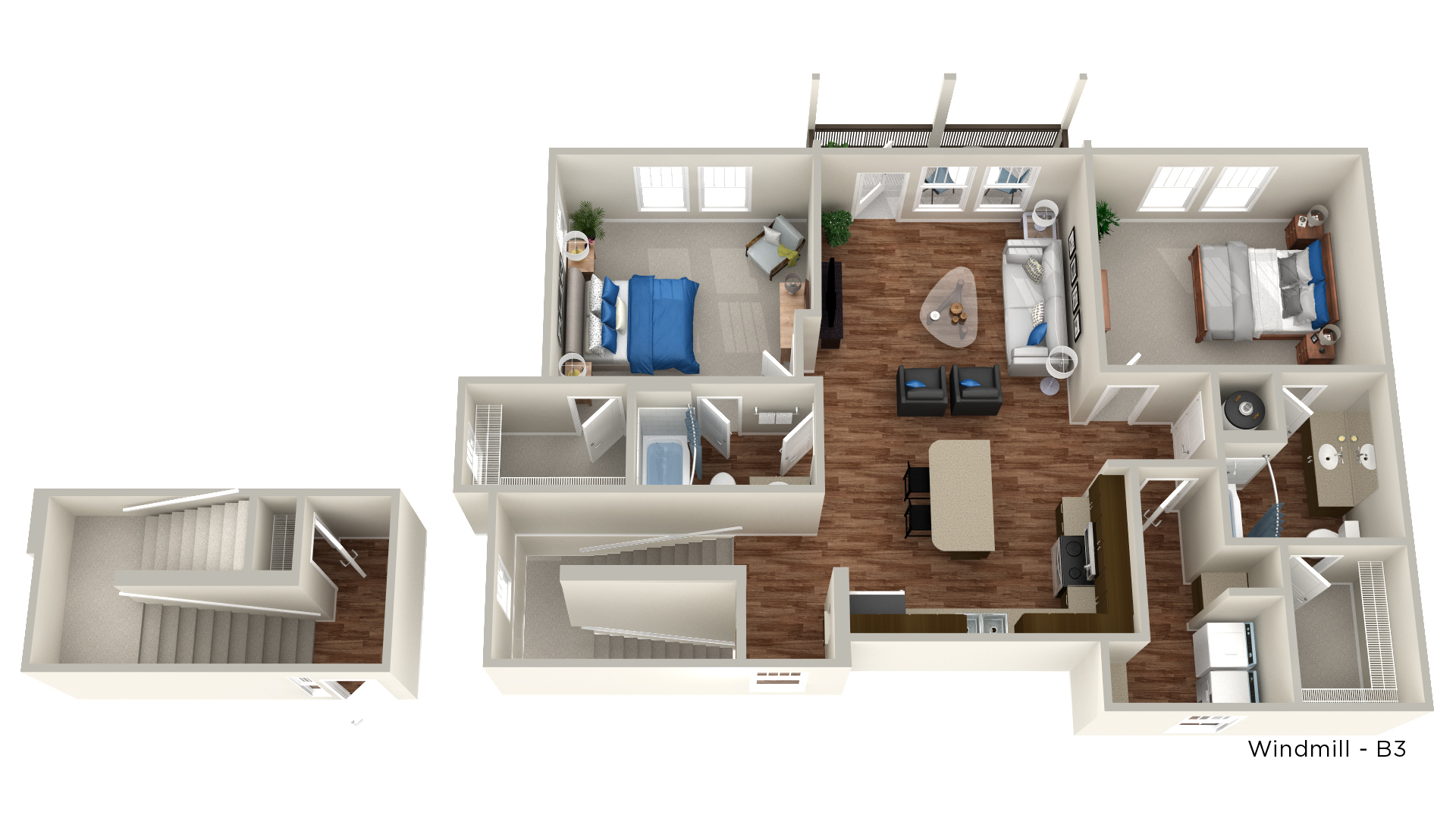 Whitepalm Luxury Apartment Homes - Floorplan - Windmill