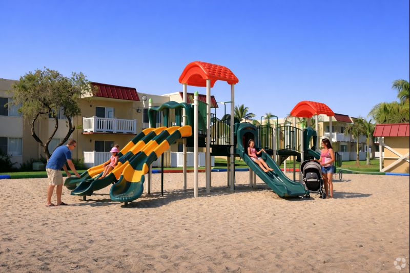 Safe and fun area for our little residents