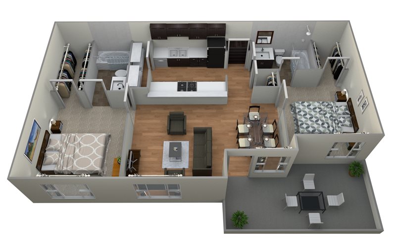 Windsor Park Apartments - Floorplan - C