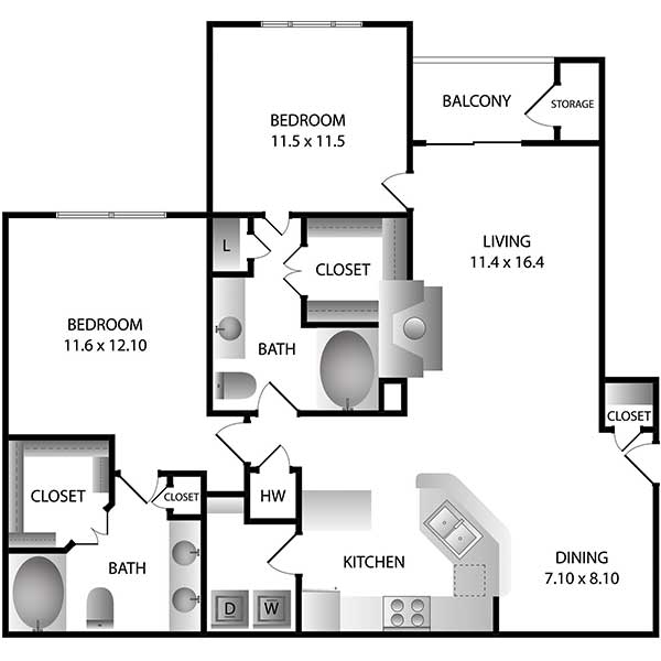 Windward Place Apartments - Apartment 14104