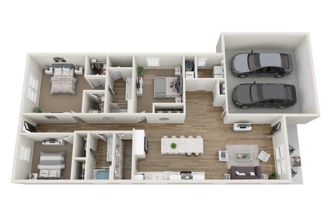 Floor plan layout for Madeline