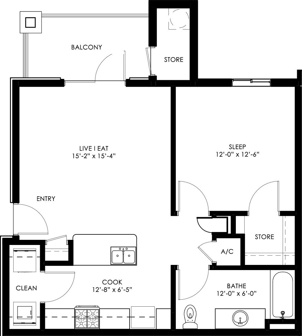 Woodcreek Apartments - Apartment 2-218