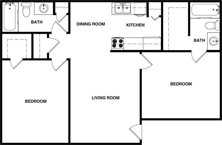 Floorplan - 2BR image